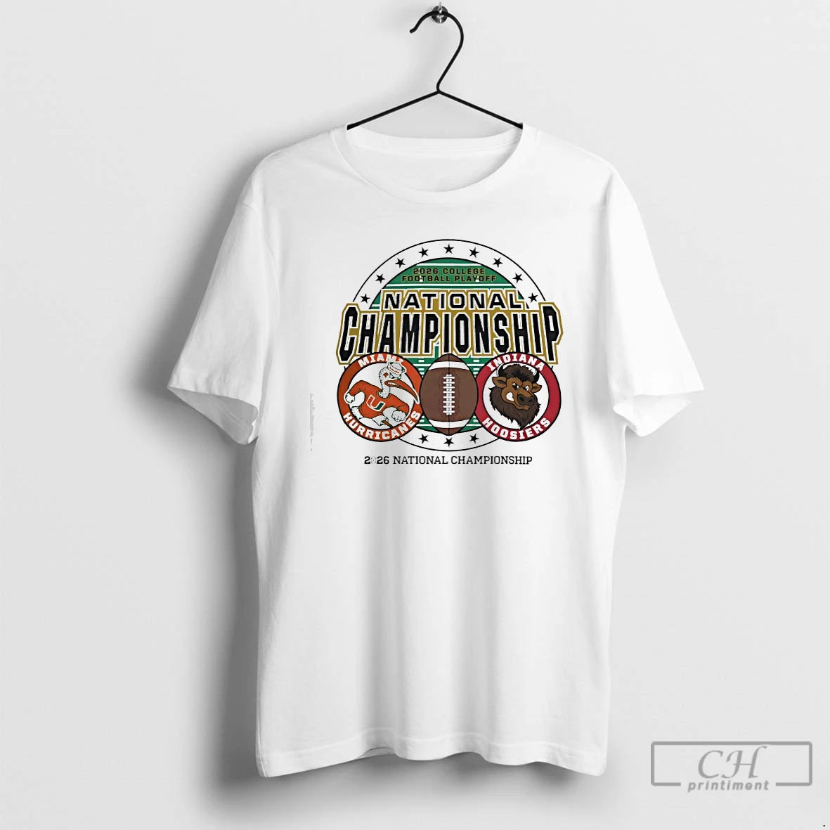 Premium Indiana Vs Miami Football 2026 Cfp National Championship Game Matchup T-Shirts, Hoodie, Sweatshirt