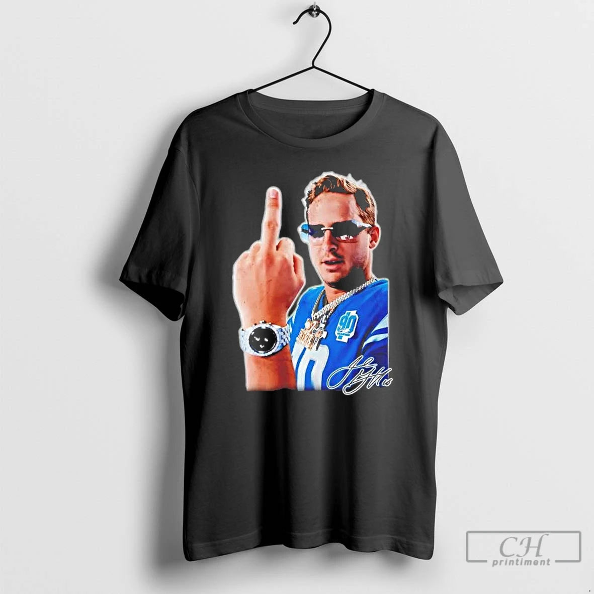 Premium Jared Goff Middle Finger Signature Detroit Lions T-Shirts, Hoodie, Sweatshirt | AU18TeeNovaLab.com