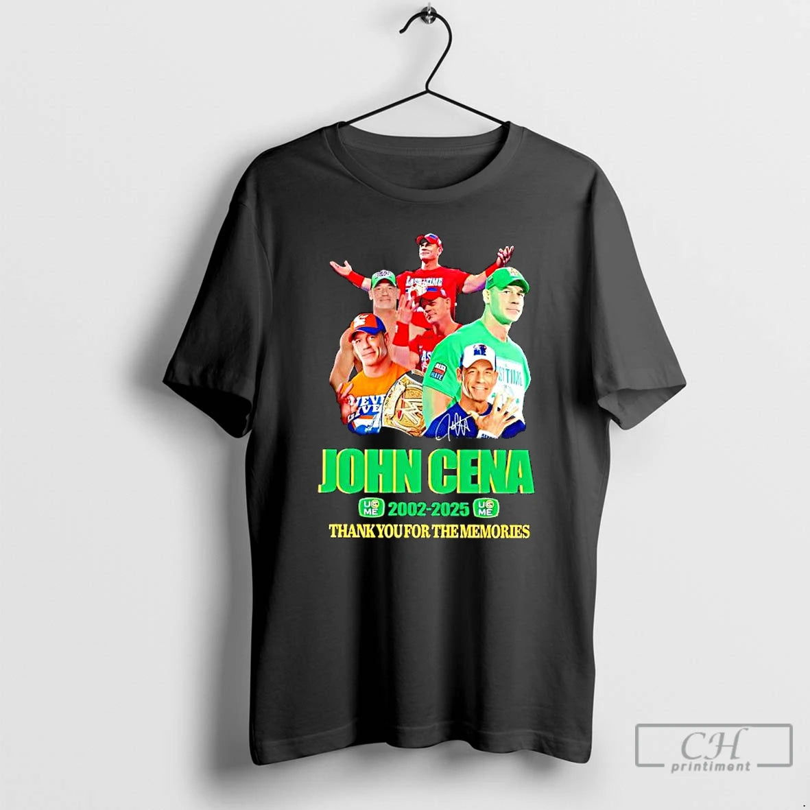 Premium John Cena 2002 2025 Thnak You The Memories T-Shirts, Hoodie, Sweatshirt | AU18TeeNovaLab.com