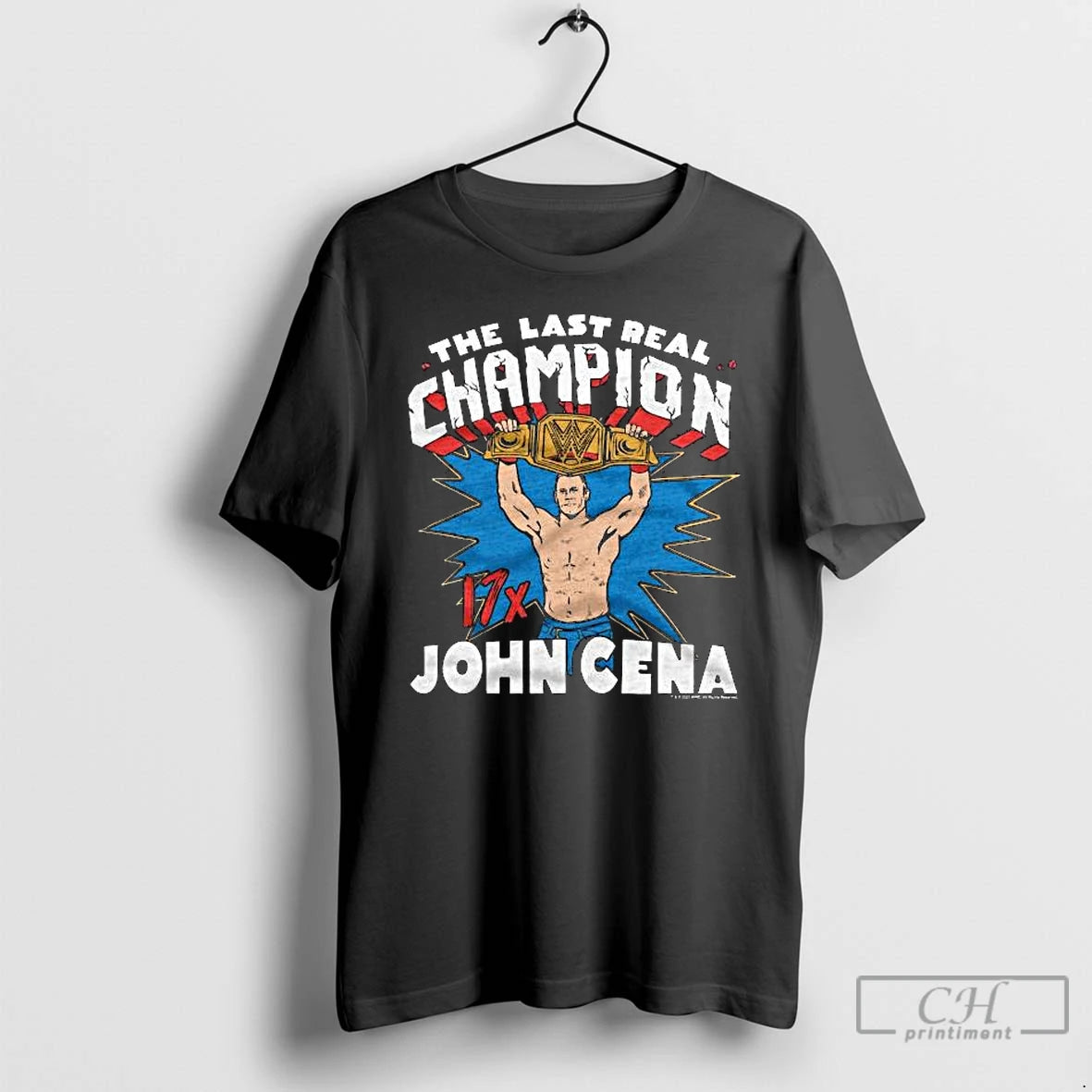 Premium John Cena The Last Real Champion T-Shirts, Hoodie, Sweatshirt | AU18TeeNovaLab.com