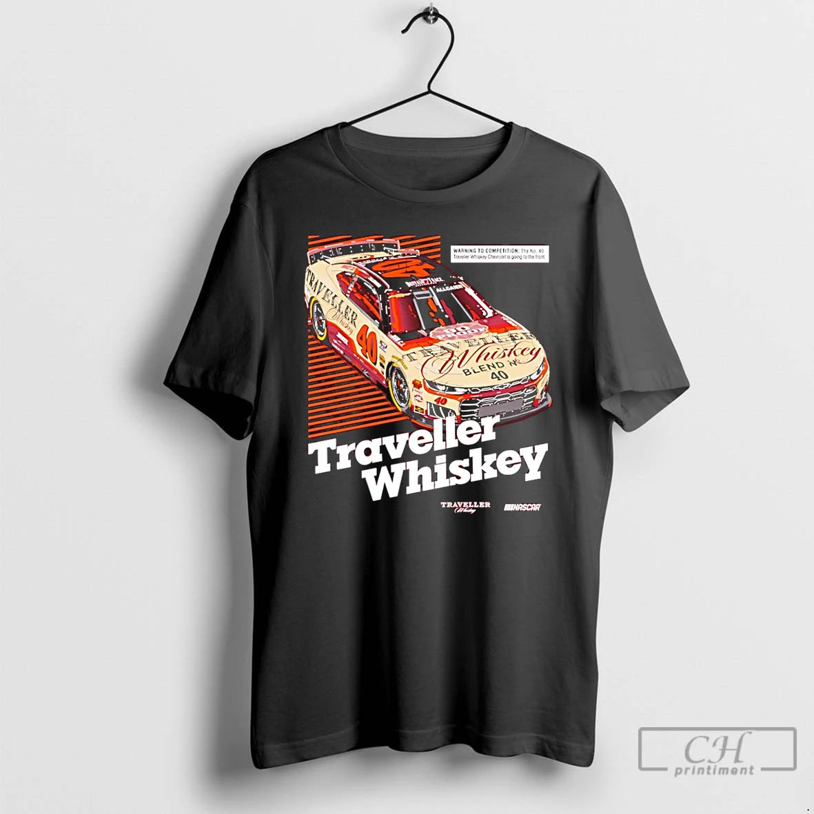 Premium Justin Allgaier Traveller Whiskey 40 Graphic T-Shirts, Hoodie, Sweatshirt | AU18TeeNovaLab.com