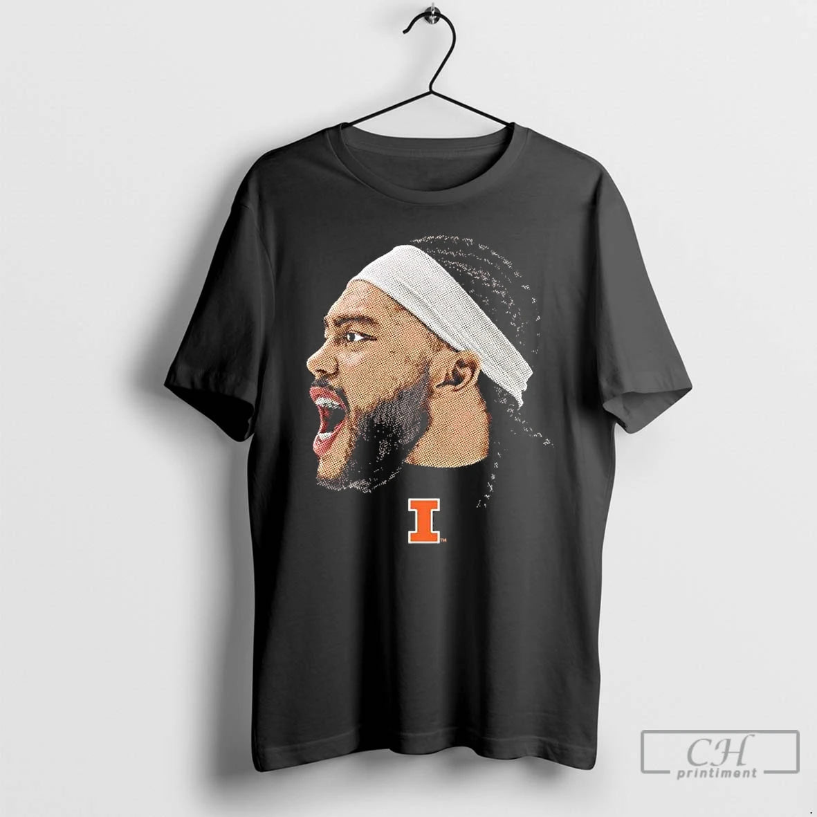 Premium Kylan Boswell Portrait Head Illinois Fighting Illini T-Shirts, Hoodie, Sweatshirt | AU18TeeNovaLab.com