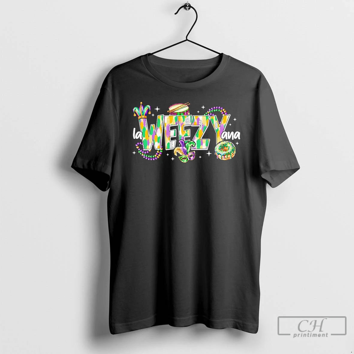 Premium La Weezy Ana Louisiana Mardi Grass Apparel T-Shirts, Hoodie, Sweatshirt | AU18TeeNovaLab.com