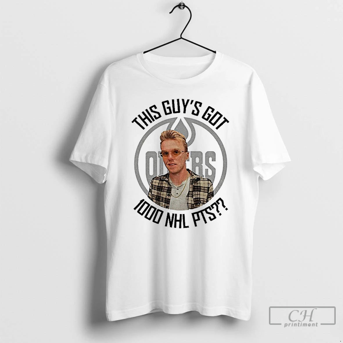 Premium Leon Draisaitl Wearing Connor Mcdavid This Guys Got 1000 Nhl Points T Shirts Sweater Hoodie, Sweatshirt