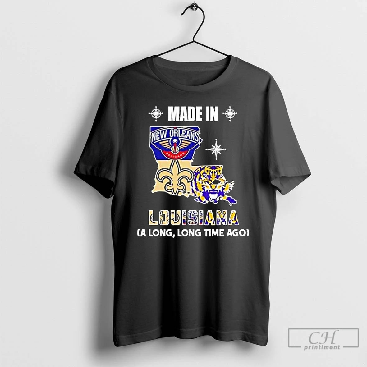 Premium Made In Louisiana A Long Long Time Ago State Logo Map 2026 T Shirts Hoodie, Sweatshirt | AU18TeeNovaLab.com