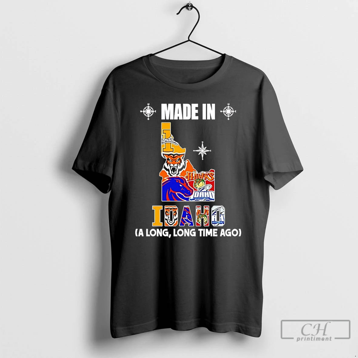 Premium Made In Idaho A Long Long Time Ago State T-Shirts, Hoodie, Sweatshirt | AU18TeeNovaLab.com