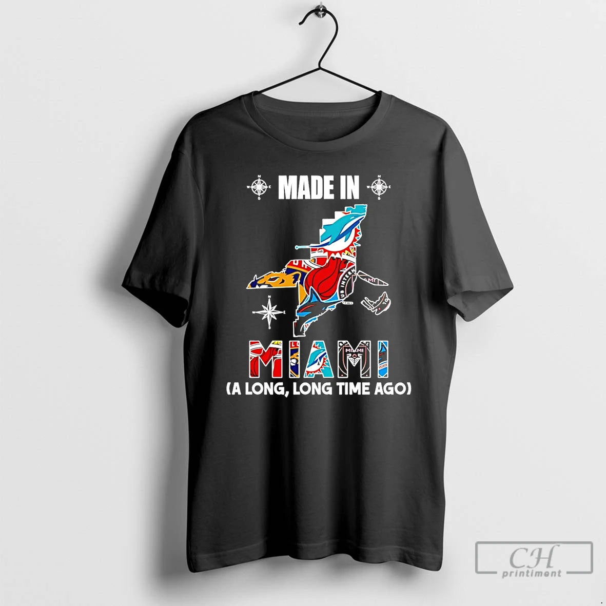 Premium Made In Miami A Long Long Time Ago State T-Shirts, Hoodie, Sweatshirt | AU18TeeNovaLab.com