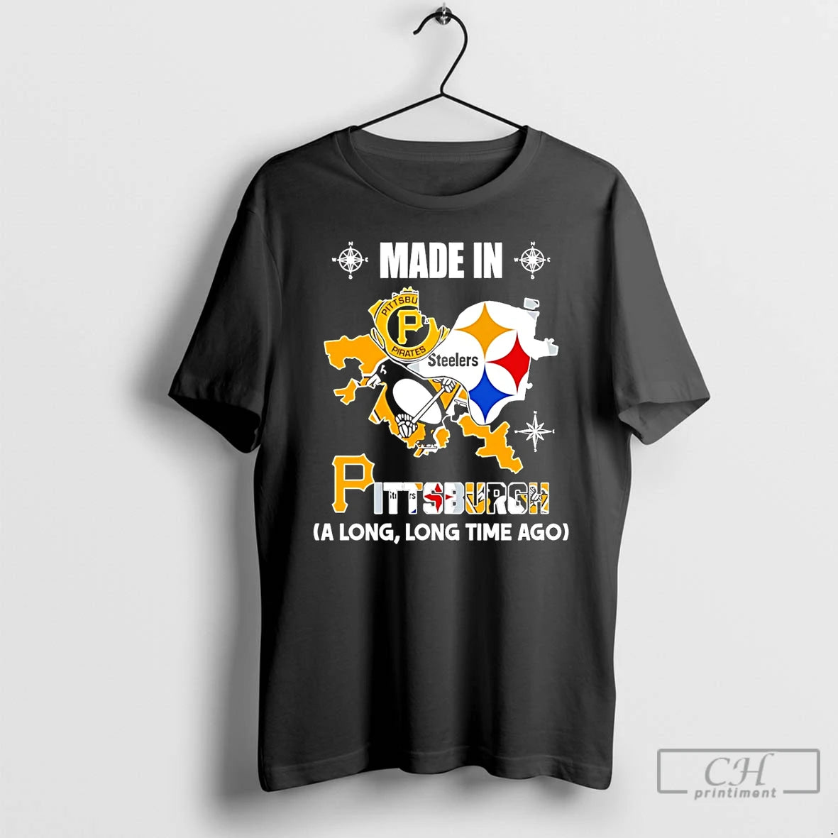 Premium Made In Pittsburgh A Long Long Time Ago State T-Shirts, Hoodie, Sweatshirt | AU18TeeNovaLab.com