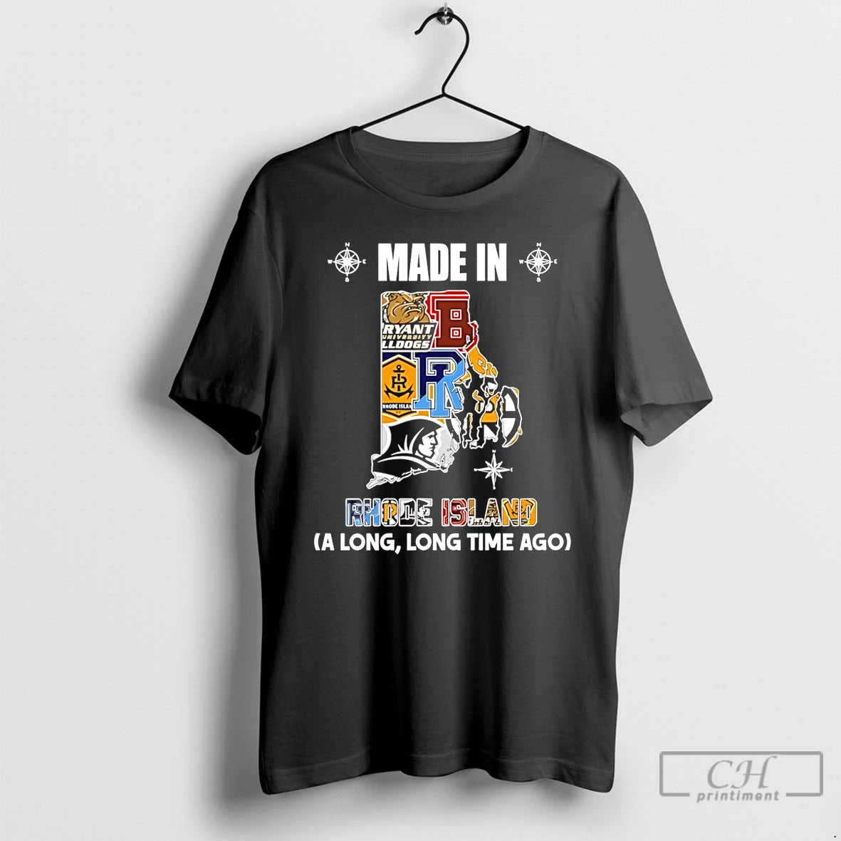Premium Made In Rhode Island A Long Long Time Ago State T-Shirts, Hoodie, Sweatshirt | AU18TeeNovaLab.com
