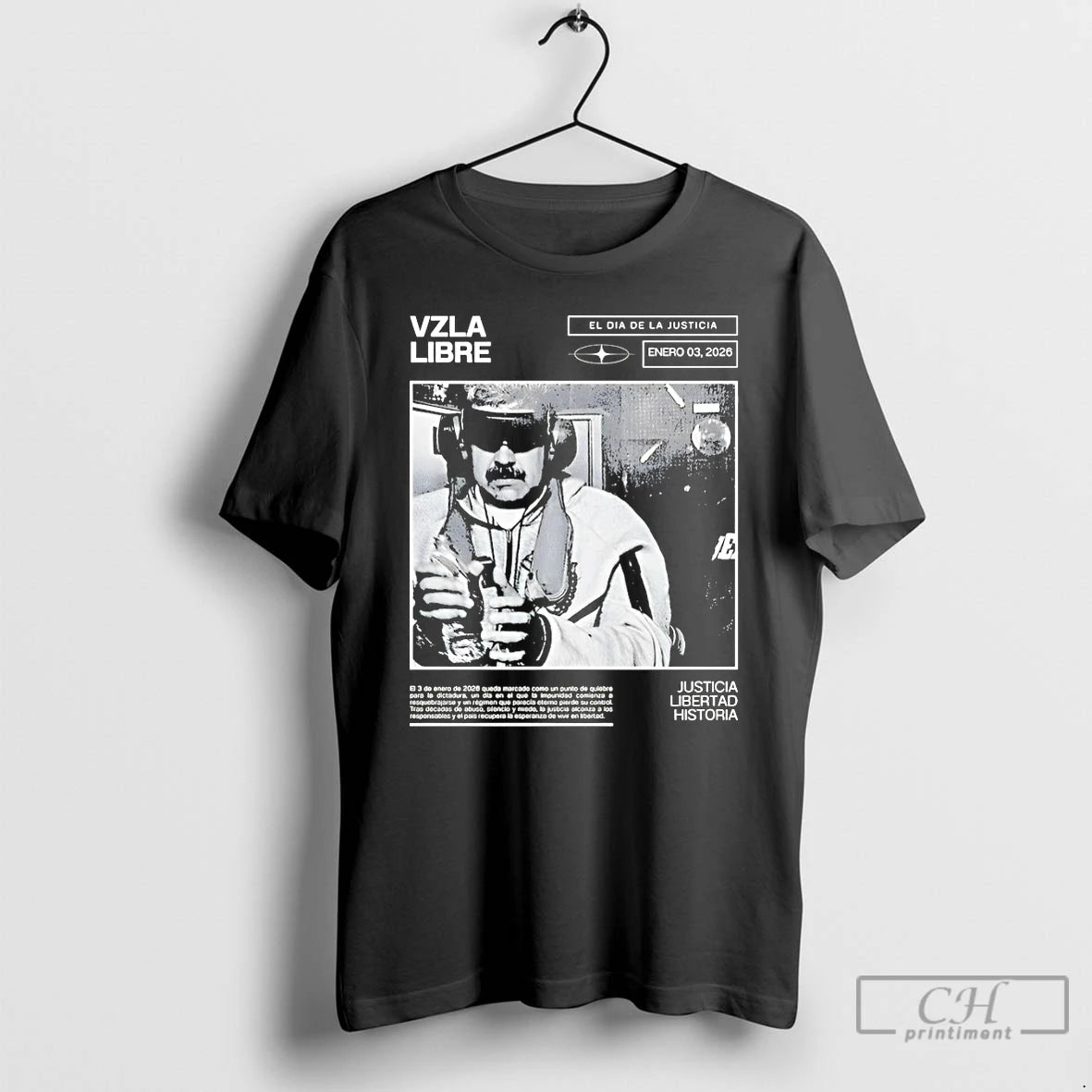 Premium Maduro Venezuela Libre Justicia Libertad Historia 2026 T-Shirts, Hoodie, Sweatshirt | AU18TeeNovaLab.com