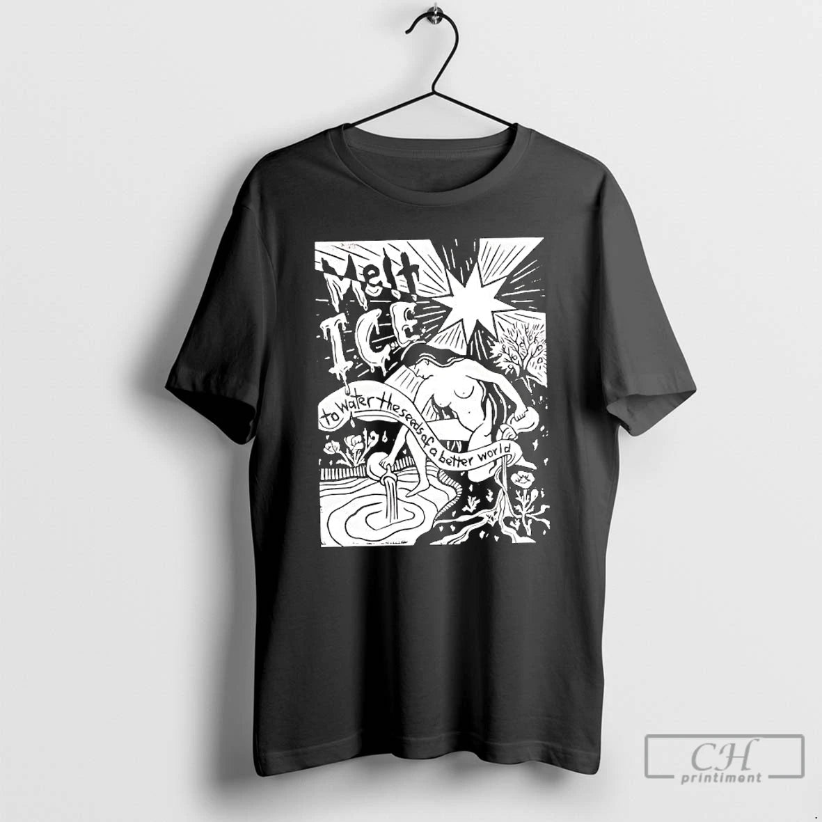 Premium Melt Ice Anti Ice Protest T-Shirts, Hoodie, Sweatshirt | AU18TeeNovaLab.com