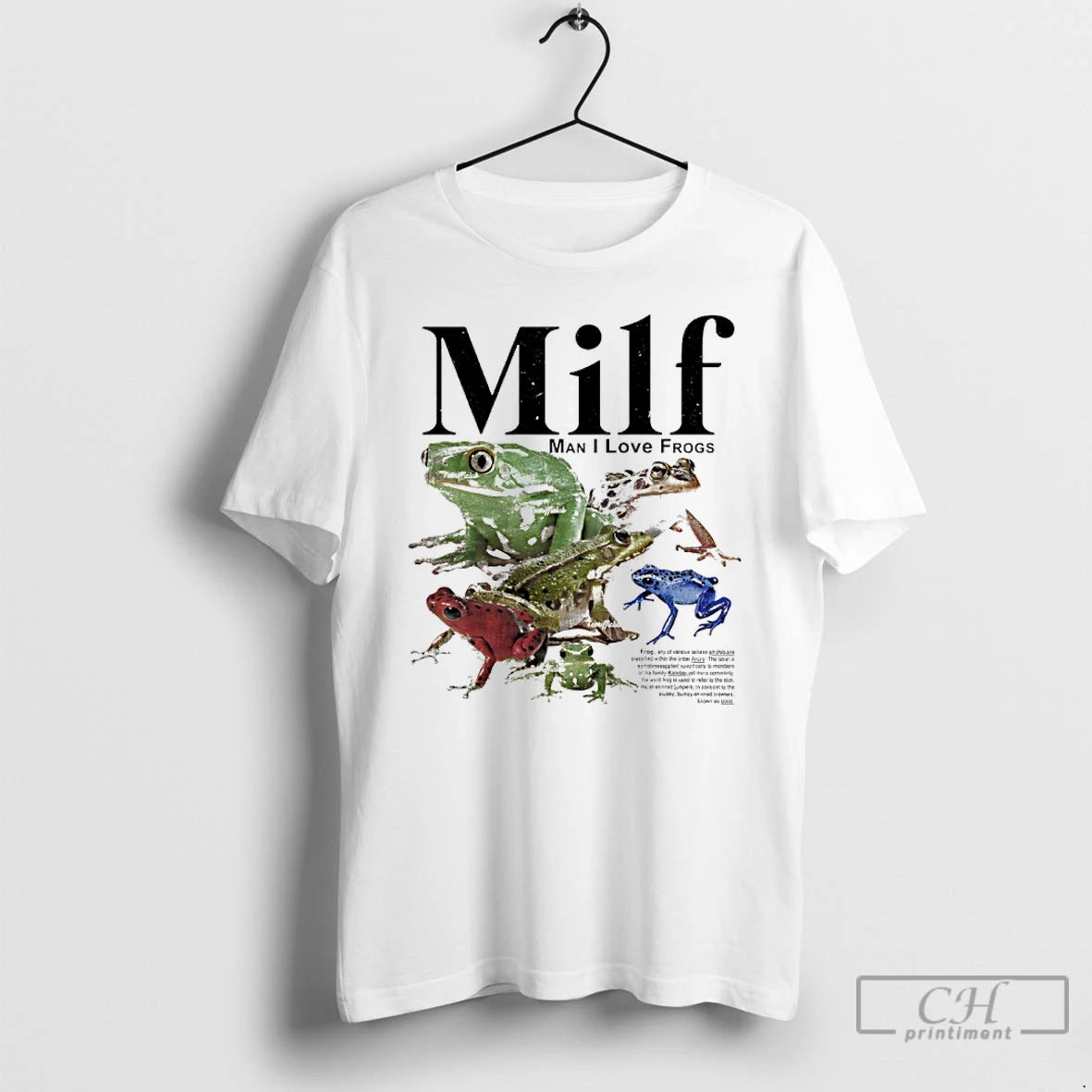 Premium Milf Man I Love Frogs T Shirts
