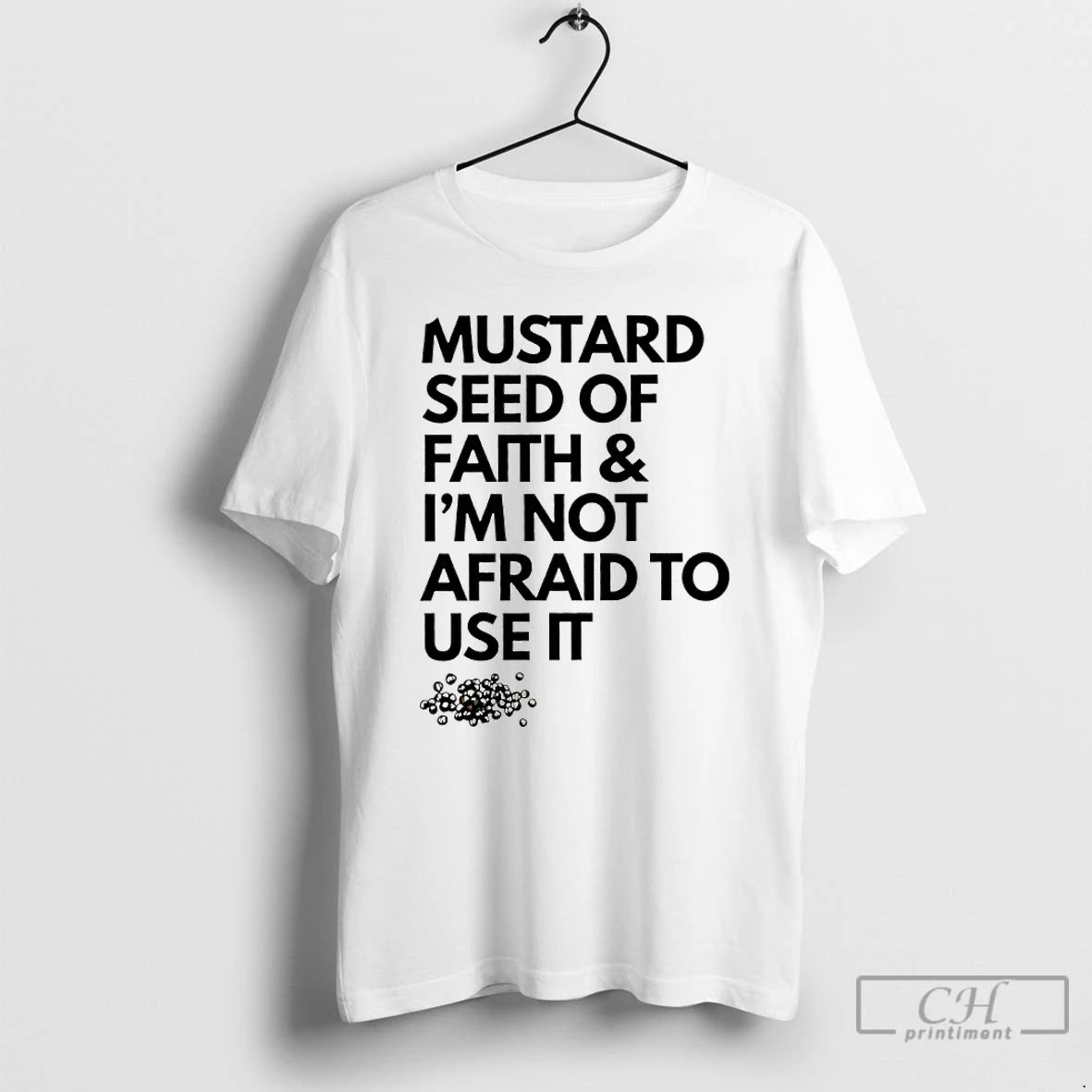 Premium Mustard Seed Of Faith And Im Not Afraid To Use It T Shirts Sweater Hoodie, Sweatshirt | AU18TeeNovaLab.com