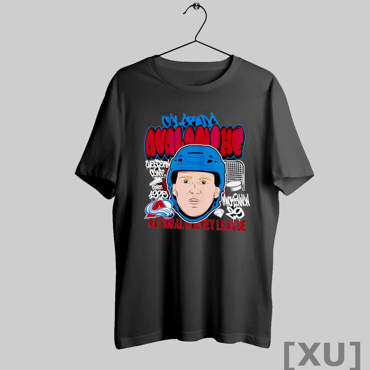 Premium Nathan Mackinnon Colorado Avalanche Caricature T Shirts