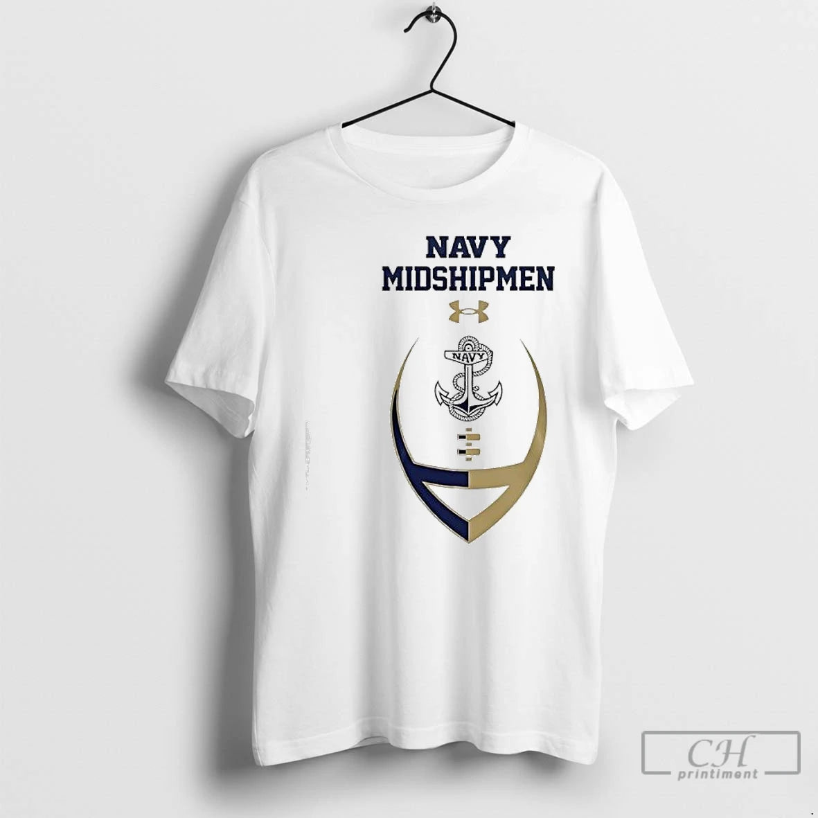 Premium Navy Midshipmen Game Logo T-Shirts, Hoodie, Sweatshirt | AU18TeeNovaLab.com