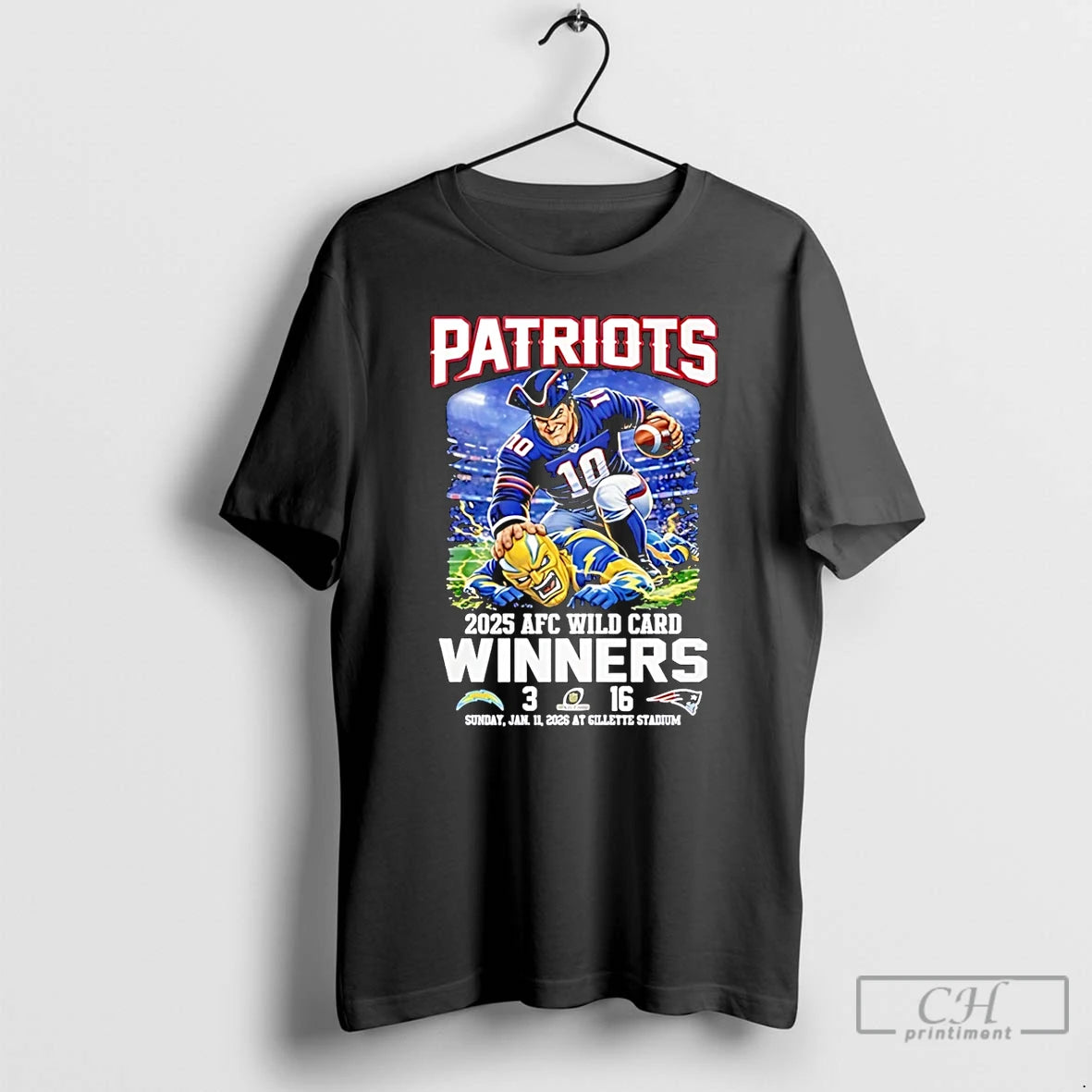 Premium Patriots 2025 Afc Wild Card Winners T-Shirts, Hoodie, Sweatshirt | AU18TeeNovaLab.com