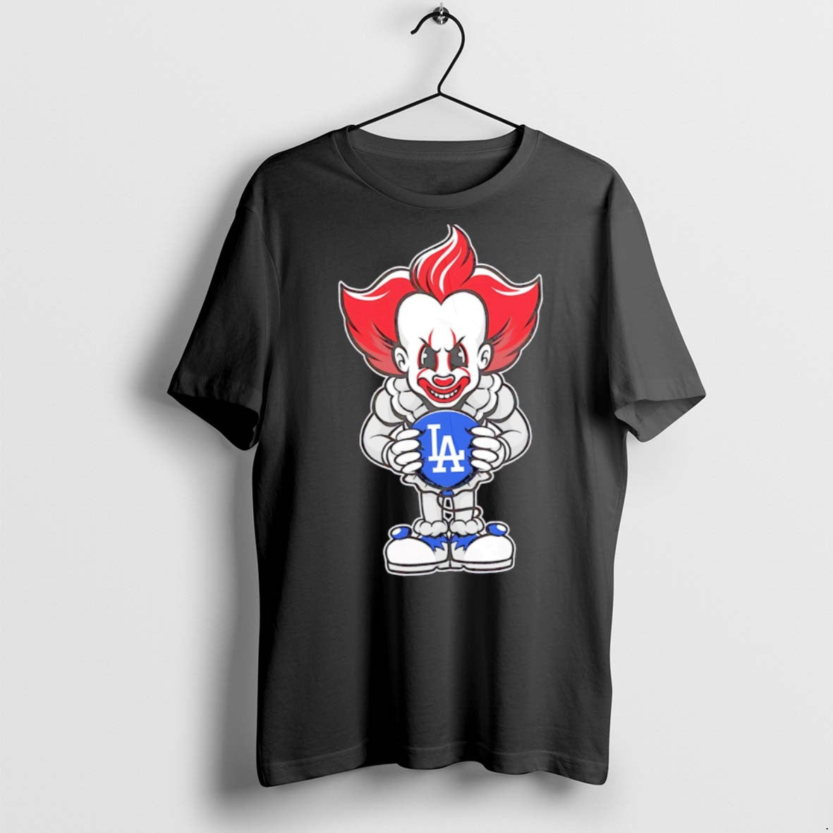 Premium Pennywise Los Angeles Dodgers Halloween T Shirts