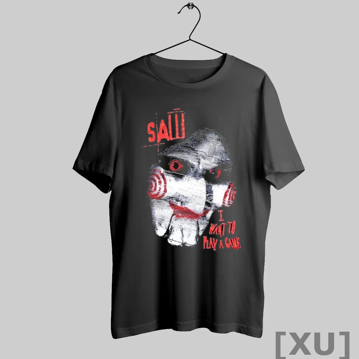 Premium Saw I Want To Play A Game Close Up T Shirts
