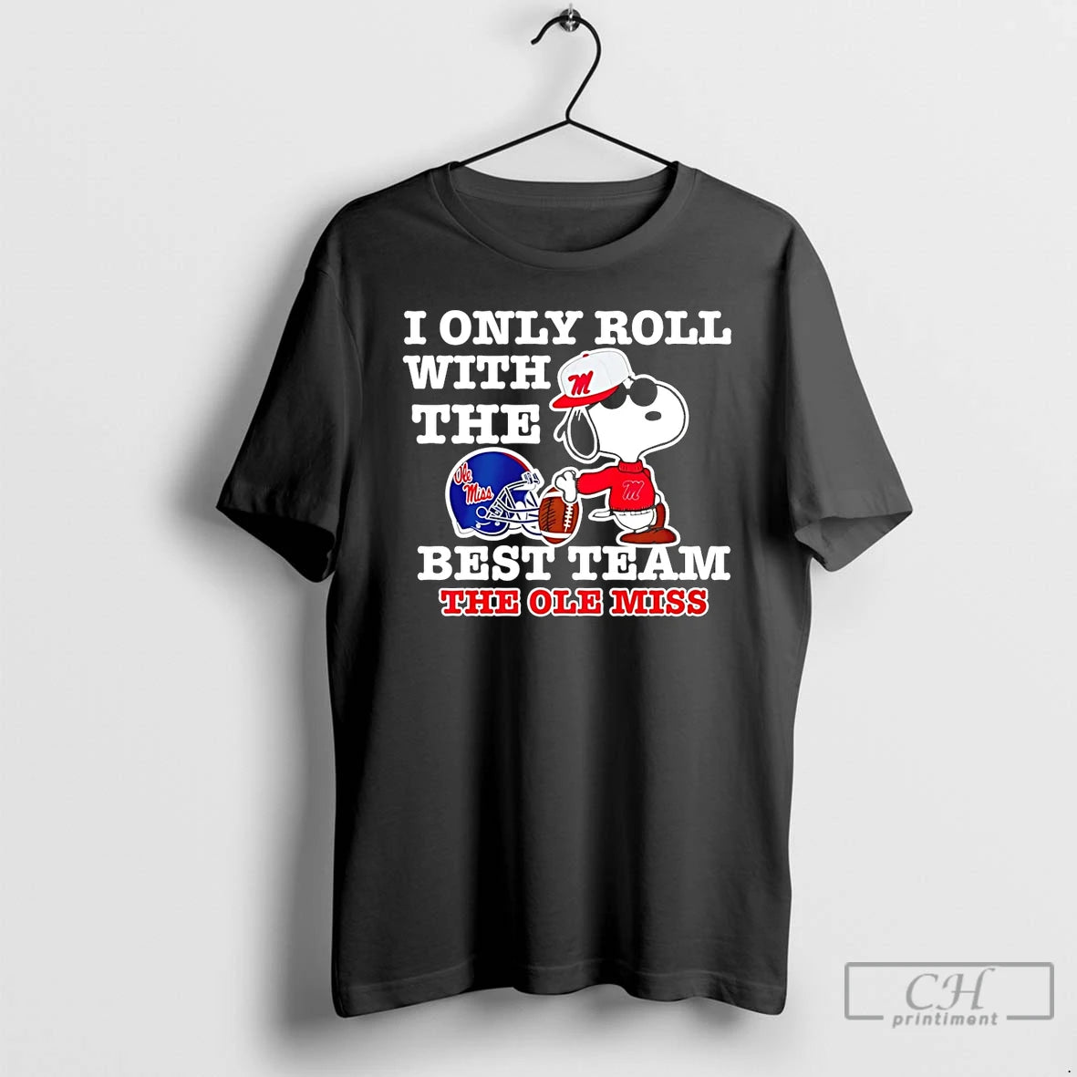Premium Snoppy I Only Roll With The Best Team The Ole Miss T Shirts Sweater Hoodie, Sweatshirt | AU18TeeNovaLab.com