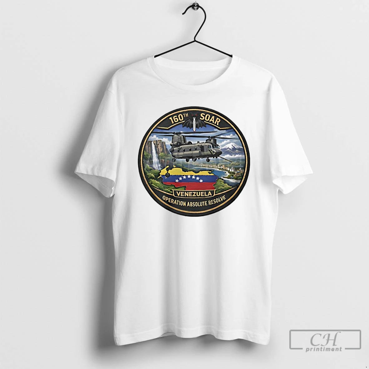 Premium Soar 160th Venezuela Operation Absolute Resolve Logo T-Shirts, Hoodie, Sweatshirt | AU18TeeNovaLab.com
