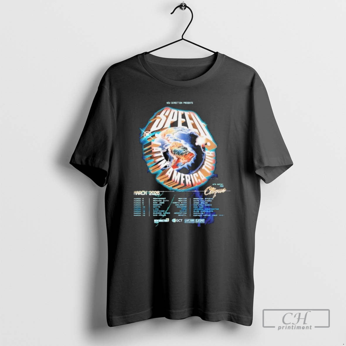 Premium Speed Latin America Tour 2026 City Dates Shirt Sweater Hoodie, Sweatshirt | AU18TeeNovaLab.com