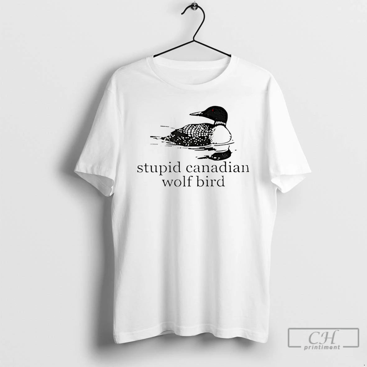 Premium Stupid Canadian Wolf Bird T-Shirts, Hoodie, Sweatshirt | AU18TeeNovaLab.com