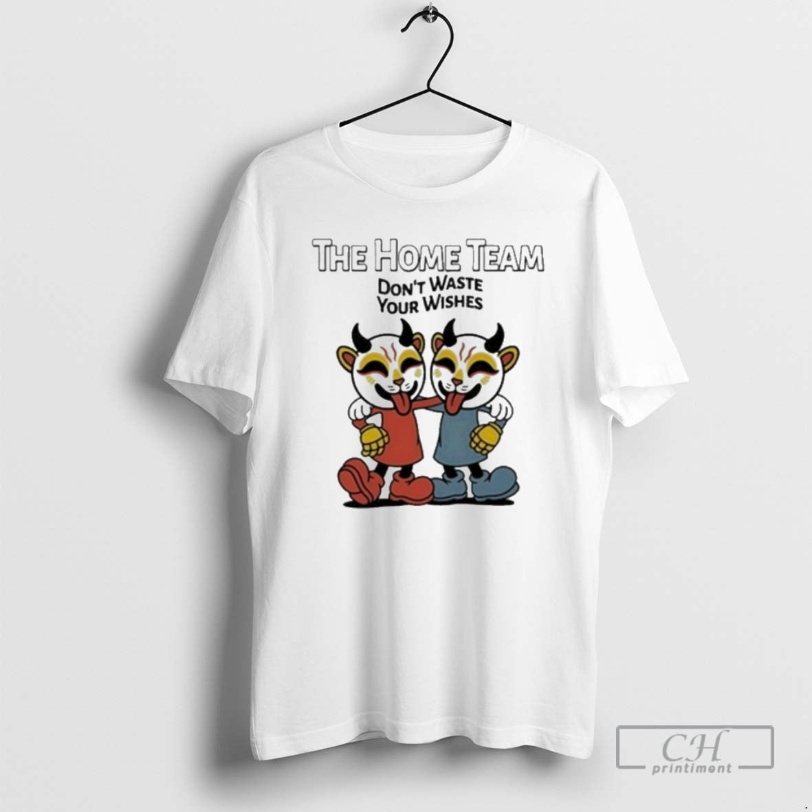 Premium The Home Team Dont Waste Your Wishes Cuphead Shirt Sweater Hoodie, Sweatshirt | AU18TeeNovaLab.com