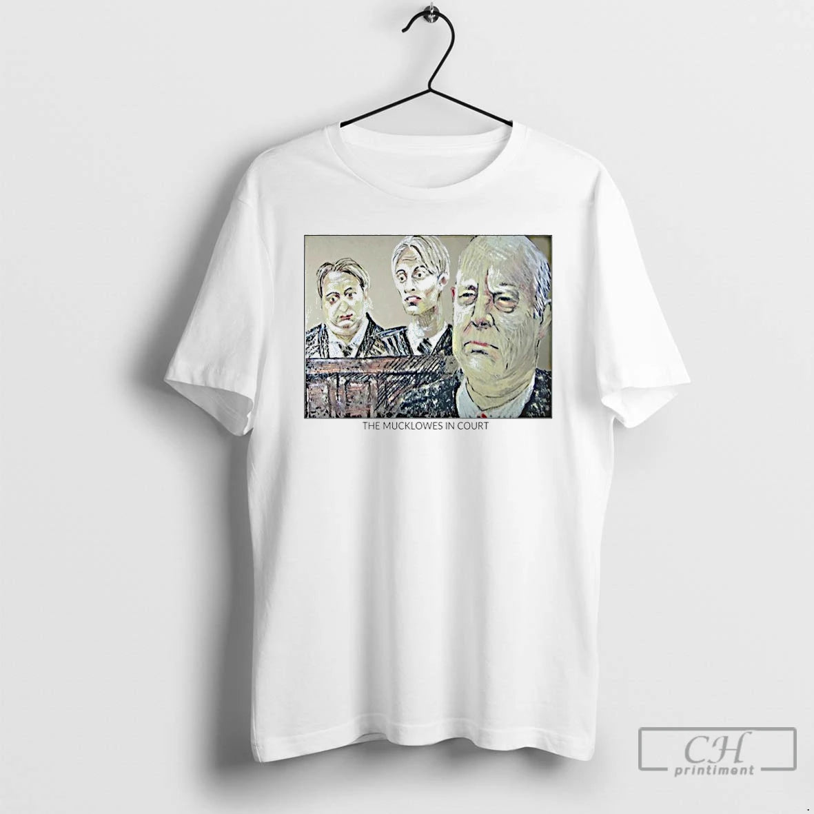 The Mucklowes In Court Sketch