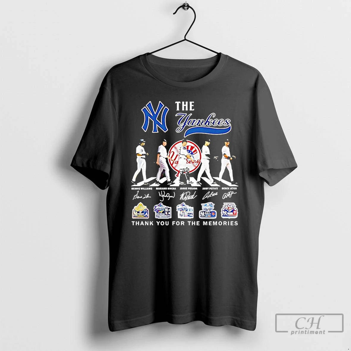Premium The New York Yankees Players Walking Abbey Road Thank You For The Memories Signature