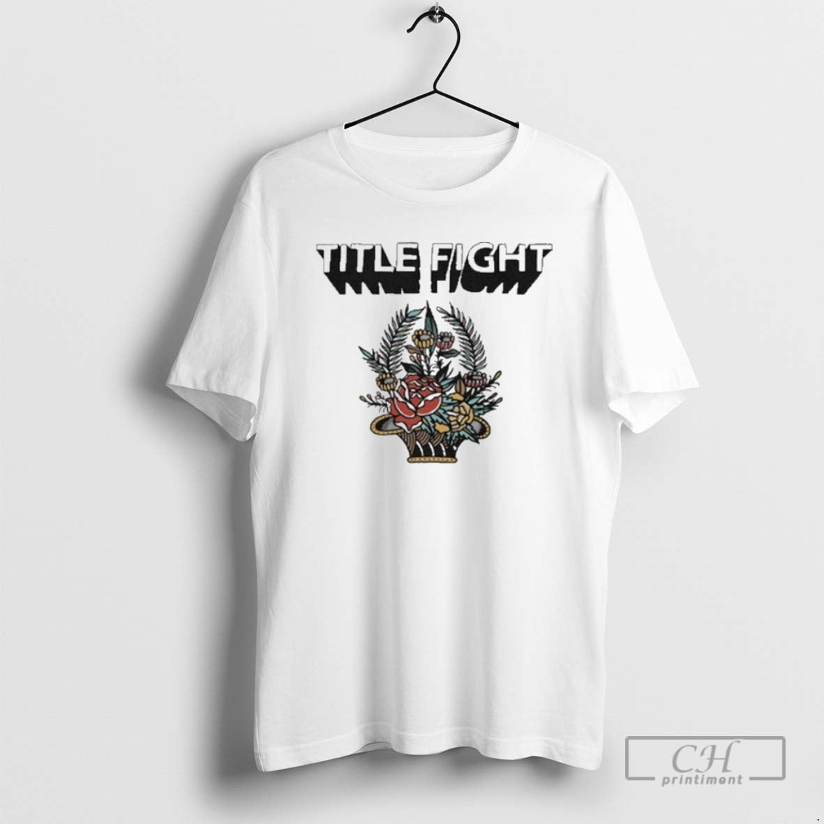 Premium Title Fight Flowers Shirt Sweater Hoodie, Sweatshirt | AU18TeeNovaLab.com