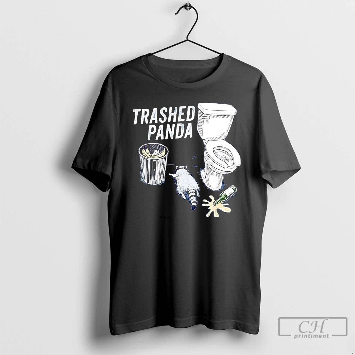 Premium Trashed Panda Drunk Raccoon T-Shirts, Hoodie, Sweatshirt | AU18TeeNovaLab.com