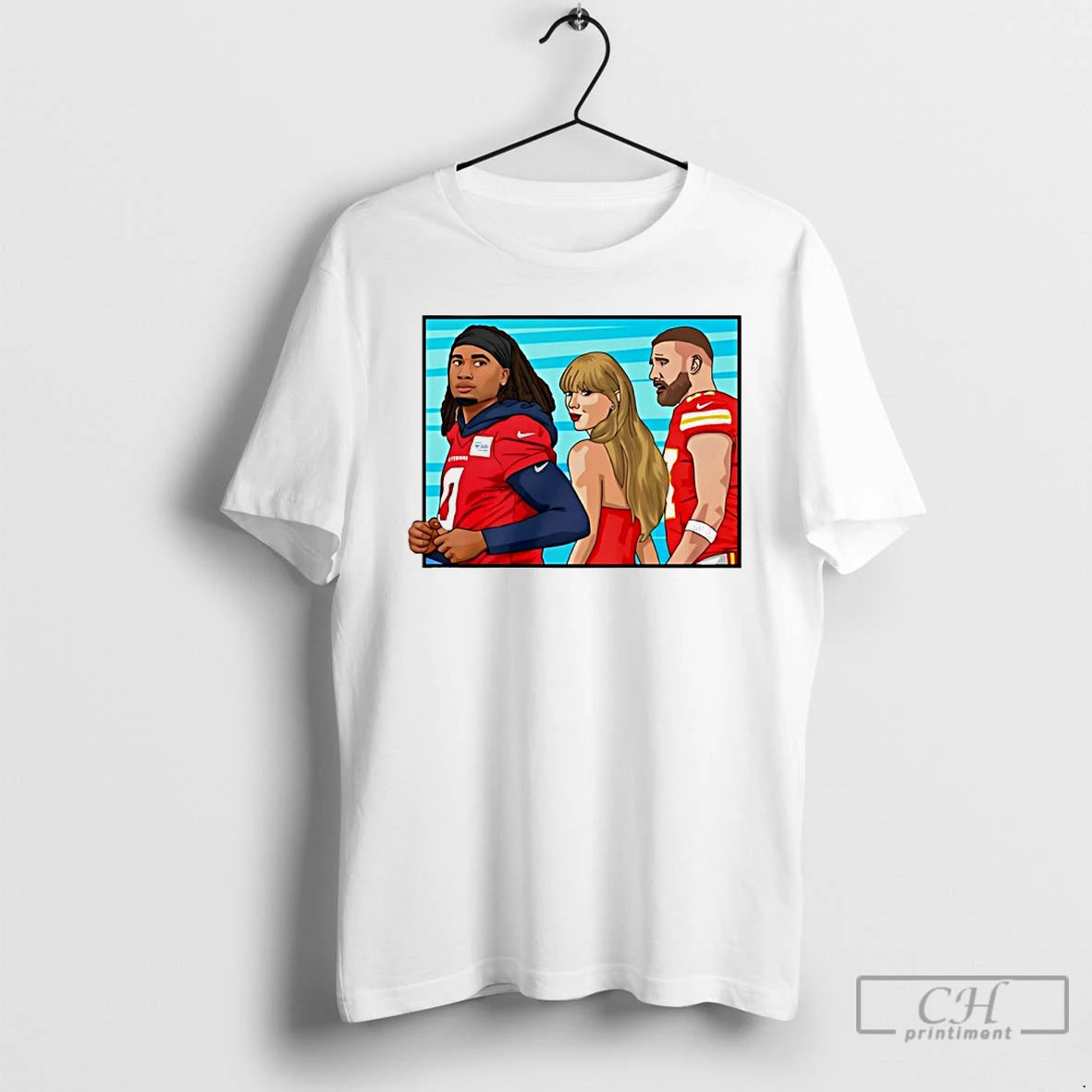 Premium Travis And Taylor Glanced Back And Forth At Cj Stroud Texans T Shirts Sweater Hoodie, Sweatshirt | AU18TeeNovaLab.com