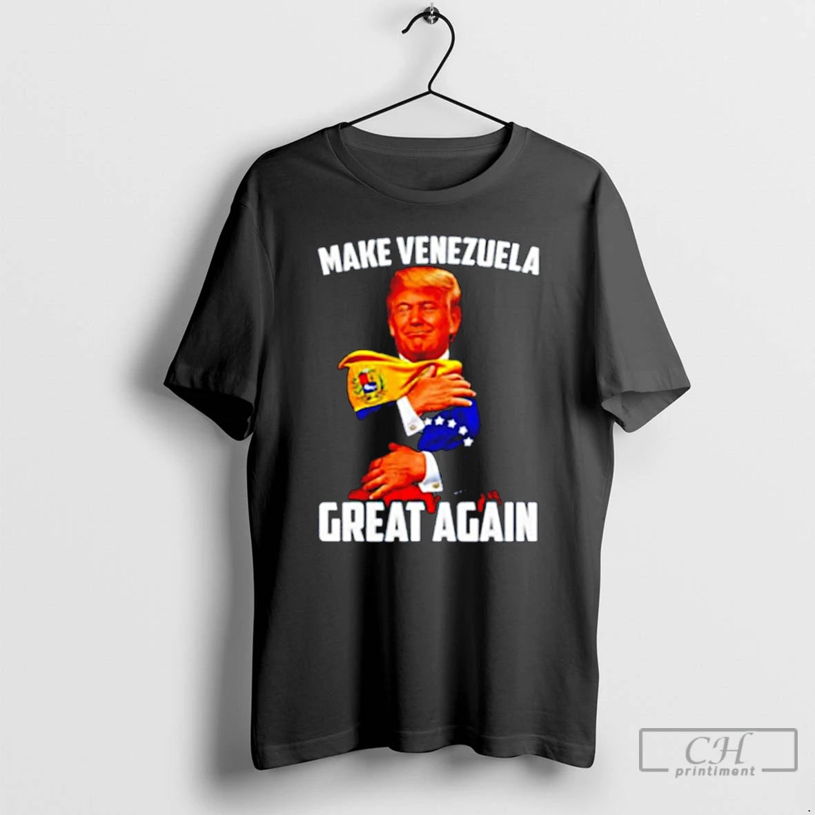 Premium Trump Make Venezuela Great Again Venezuela Flag Caricature T-Shirts, Hoodie, Sweatshirt | AU18TeeNovaLab.com