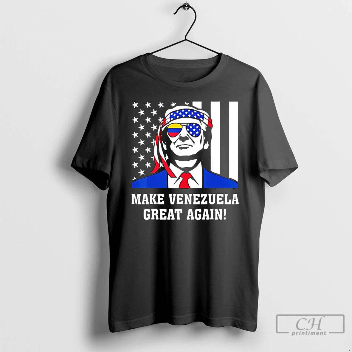 Premium Trump Usa Flag Make Venezuela Great Again T-Shirts, Hoodie, Sweatshirt | AU18TeeNovaLab.com