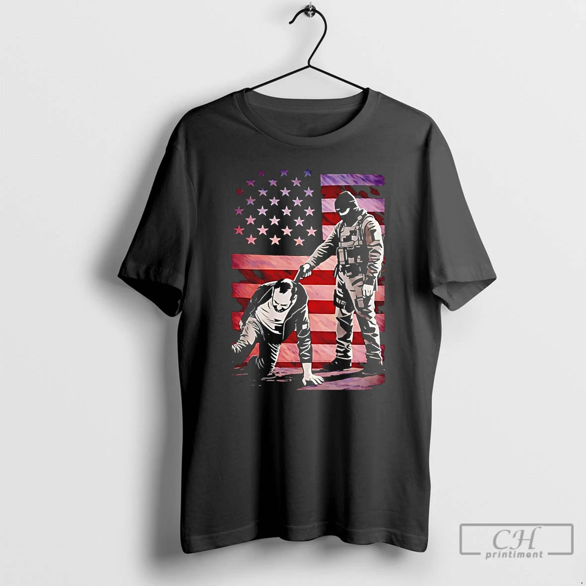 Premium Trumps America Anti Ice Usa Flag T-Shirts, Hoodie, Sweatshirt | AU18TeeNovaLab.com