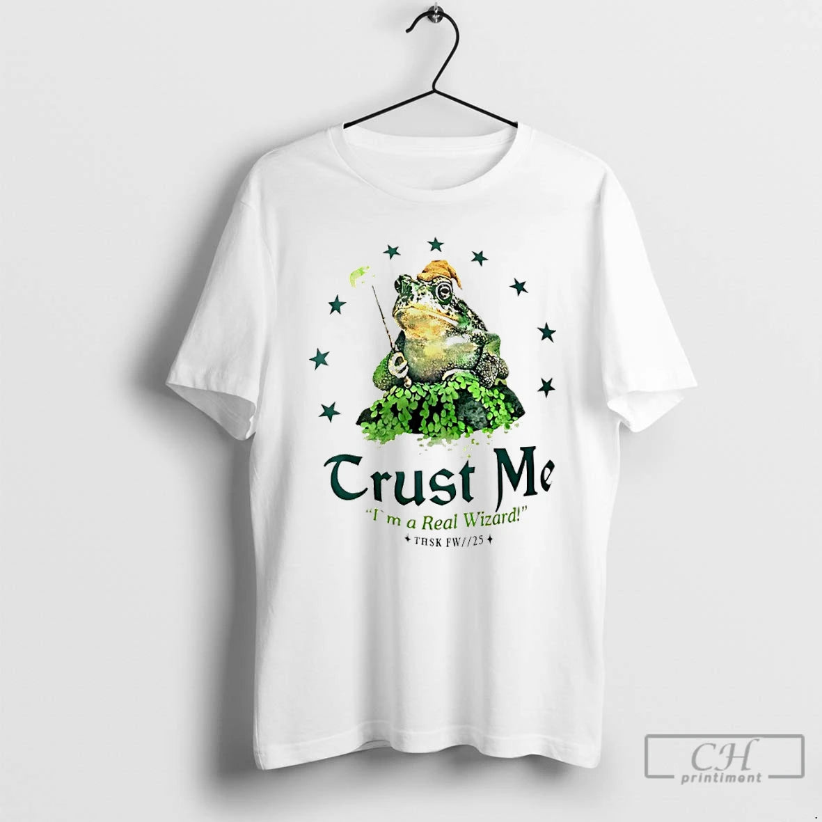Premium Trust Me Im A Real Wizard Frog Graphic T-Shirts, Hoodie, Sweatshirt | AU18TeeNovaLab.com