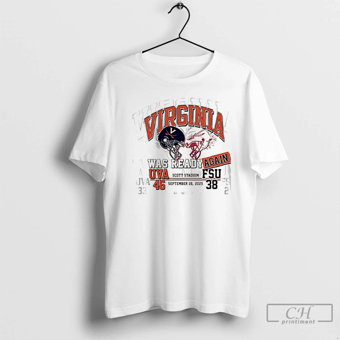 Premium Uva Football Beats Fsu Was Ready Again 2025 Score Christmas T-Shirts, Hoodie, Sweatshirt | AU18TeeNovaLab.com