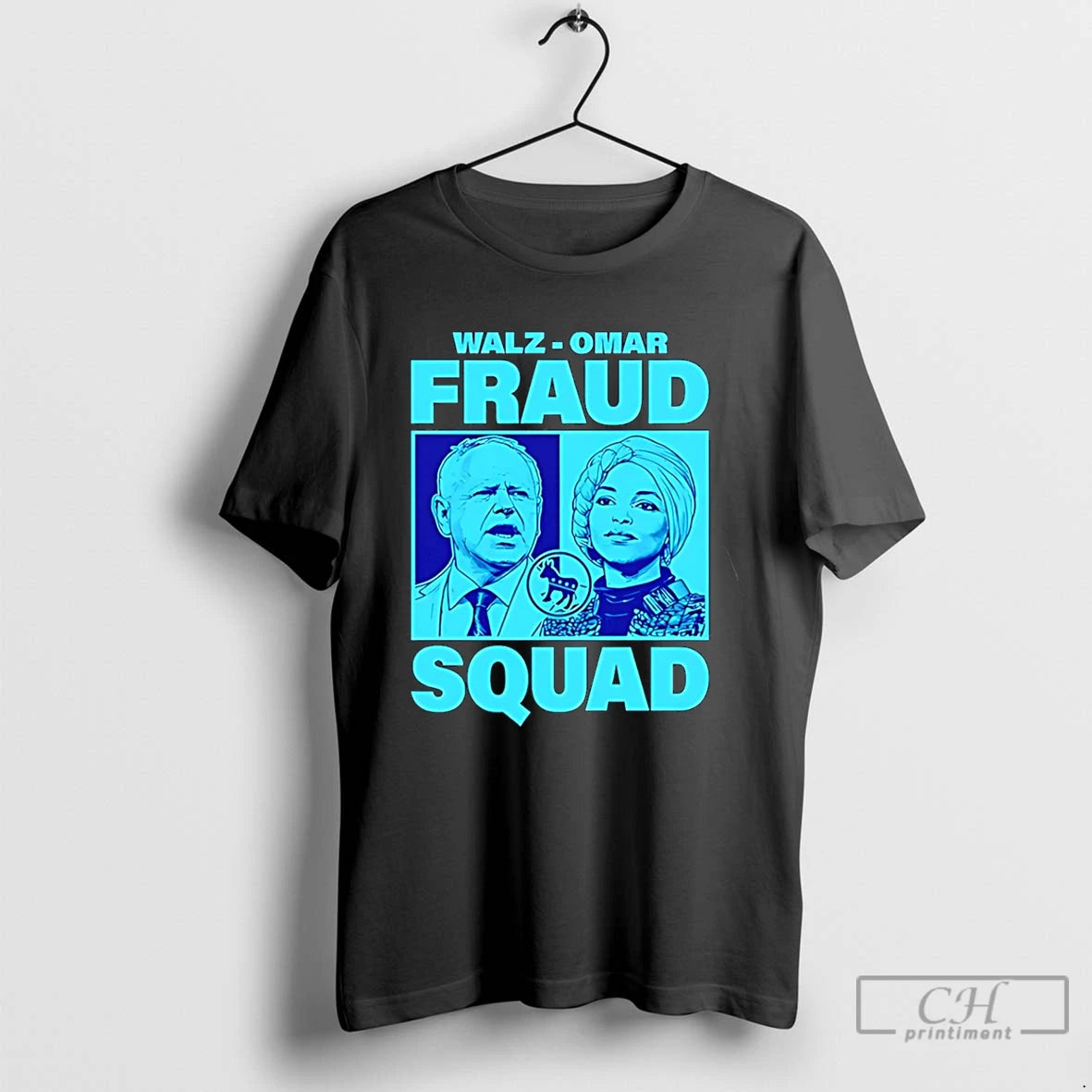 Premium Walz Omar Fraud Squad T-Shirts, Hoodie, Sweatshirt | AU18TeeNovaLab.com