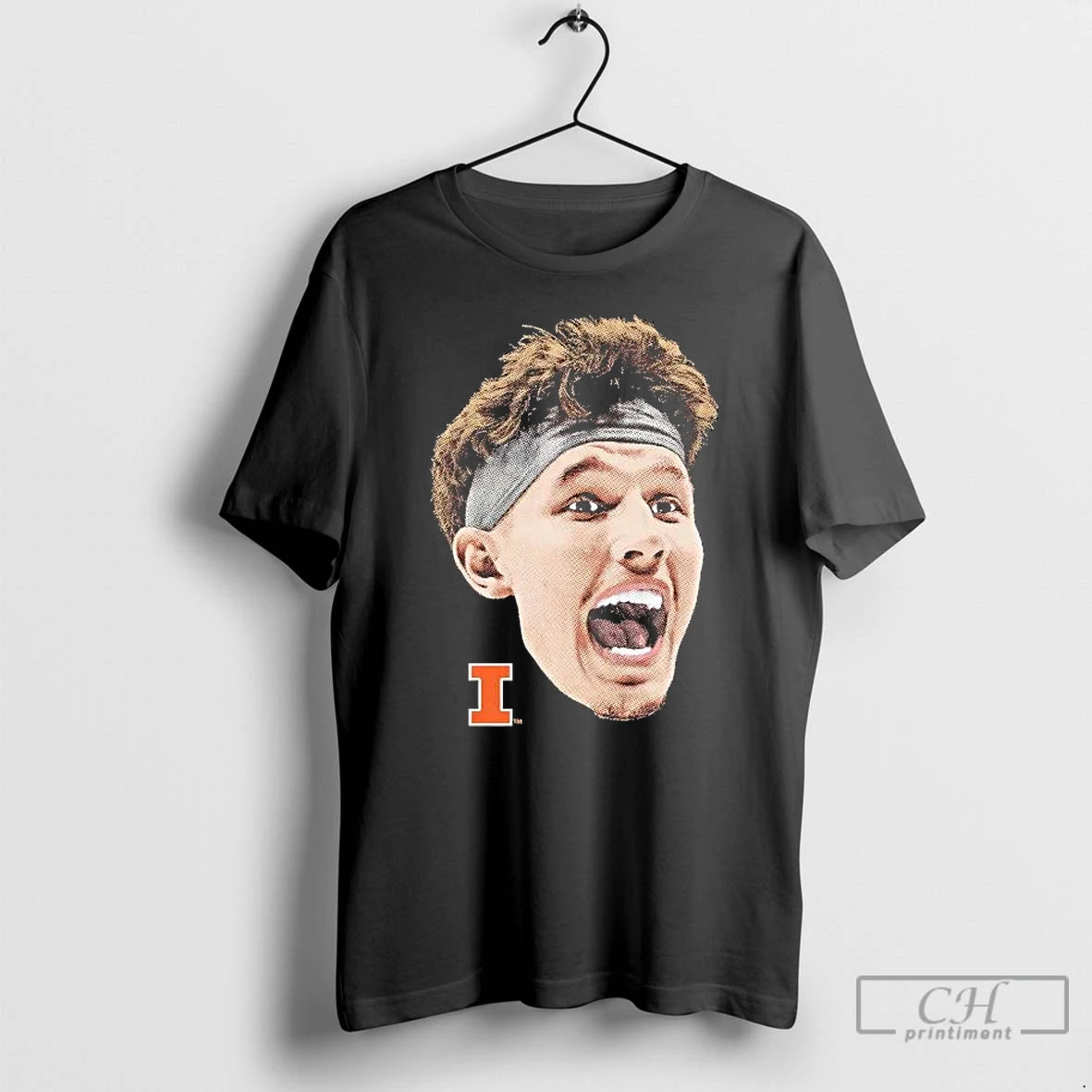 Premium Zvonimir Ivisic Portrait Head Illinois Fighting Illini T-Shirts, Hoodie, Sweatshirt | AU18TeeNovaLab.com