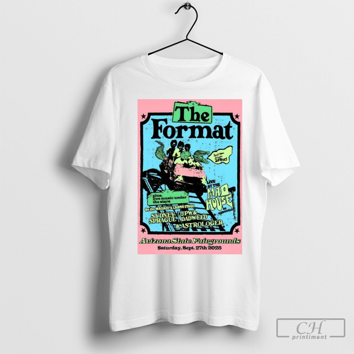 The Format Sept 27 2025 Veterans Memorial Coliseum Phoenix Az Tour T Shirts