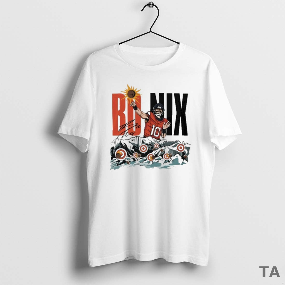 Top Bo Nix Target Practice T Shirt Sweater Hoodie, Sweatshirt | AU18TeeNovaLab.com