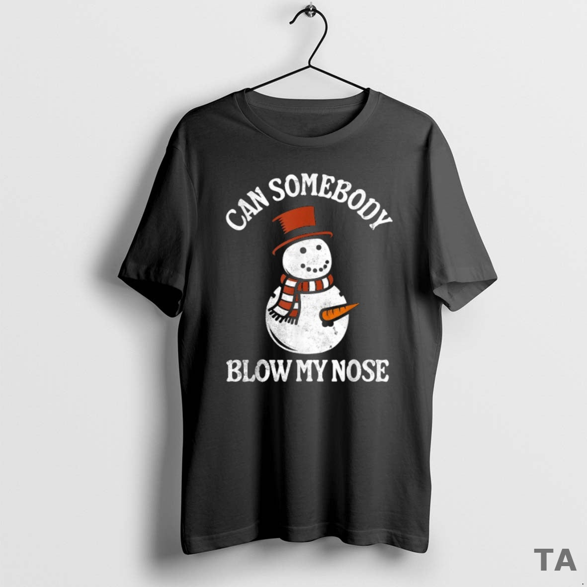 Top Can Somebody Blow My Nose Snowman Christmas T Shirt Sweater Hoodie, Sweatshirt | AU18TeeNovaLab.com