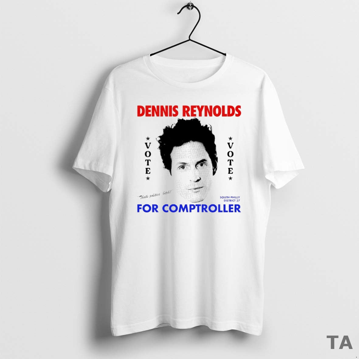 Top Dennis Reynolds For Comptroller Circle T Shirt Sweater Hoodie, Sweatshirt | AU18TeeNovaLab.com