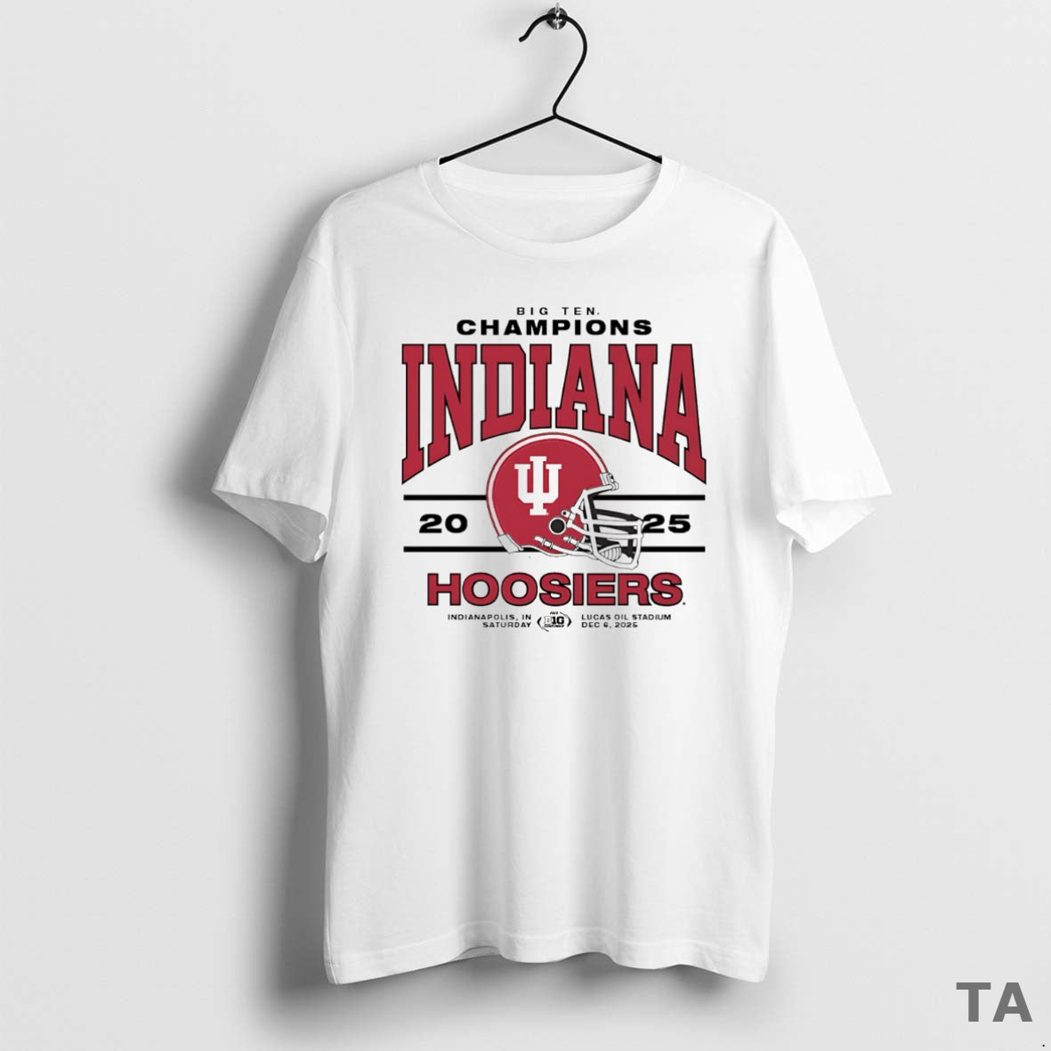 Top Indiana 2025 Big Ten Champs T Shirt Sweater Hoodie, Sweatshirt | AU18TeeNovaLab.com