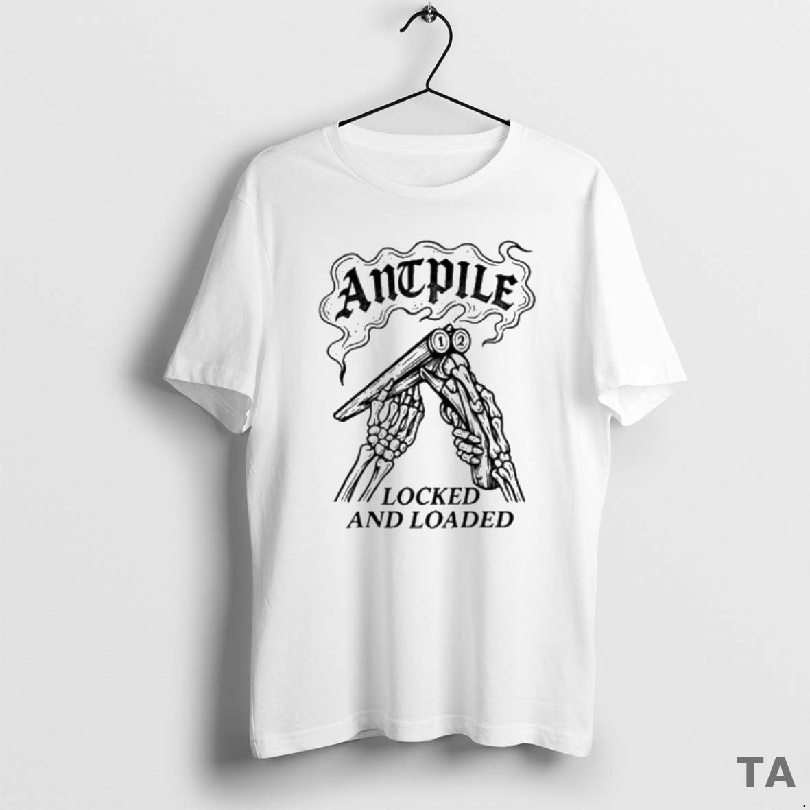 Top Kublai Khan Tx Locked And Loaded Skeleton Hands T Shirt Sweater Hoodie, Sweatshirt | AU18TeeNovaLab.com