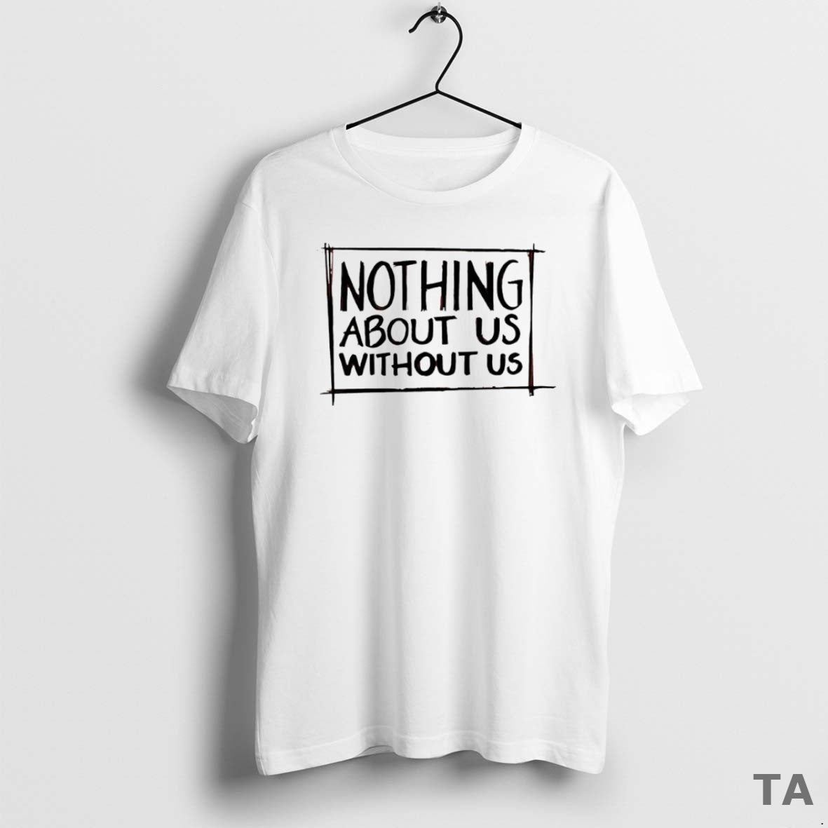 Top Nothing About Us Without Us Circle T Shirt Sweater Hoodie, Sweatshirt | AU18TeeNovaLab.com