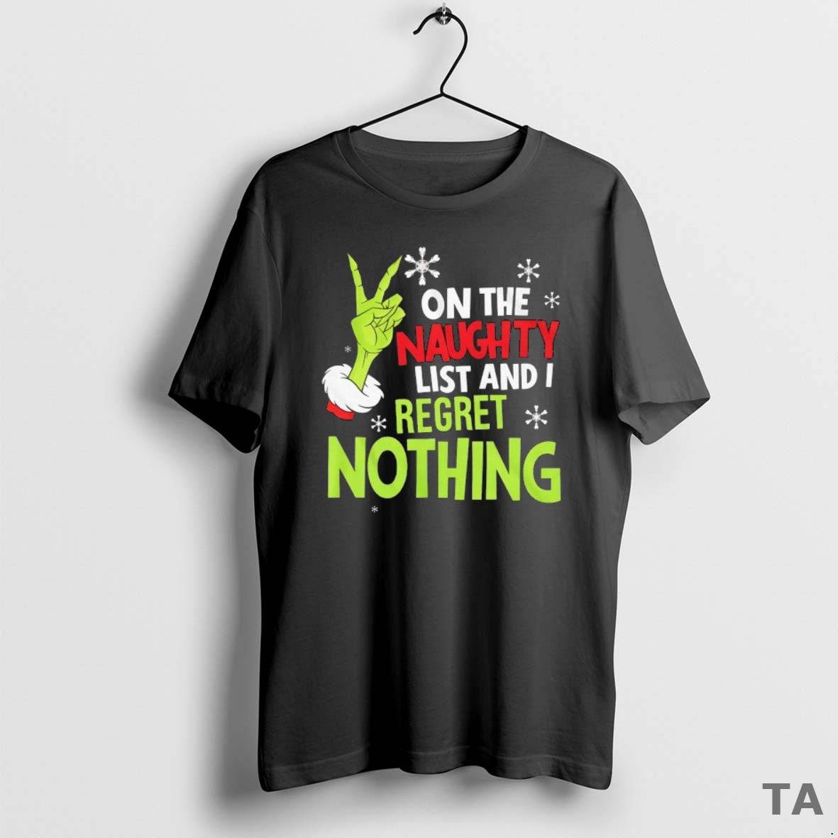 Top On The Naughty List And I Regret Nothing T Shirt Sweater Hoodie, Sweatshirt | AU18TeeNovaLab.com