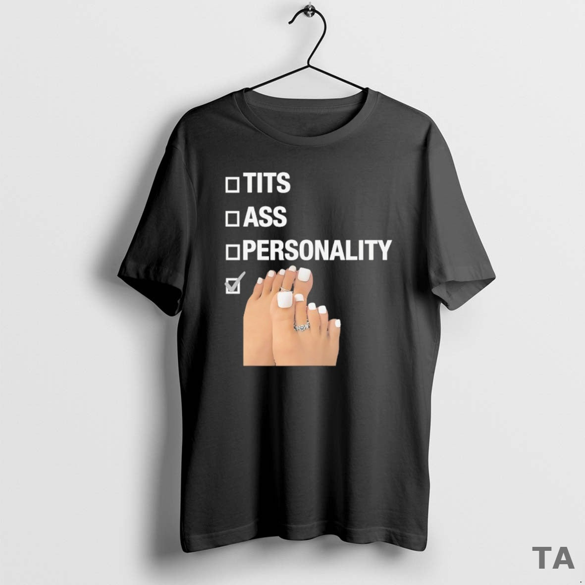 Top Tits Ass Personality Toes Checklist T Shirt Sweater Hoodie, Sweatshirt | AU18TeeNovaLab.com