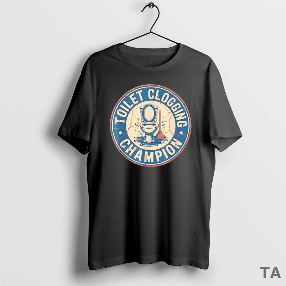Top Toilet Clogging Champion Retro T Shirt Sweater Hoodie, Sweatshirt | AU18TeeNovaLab.com