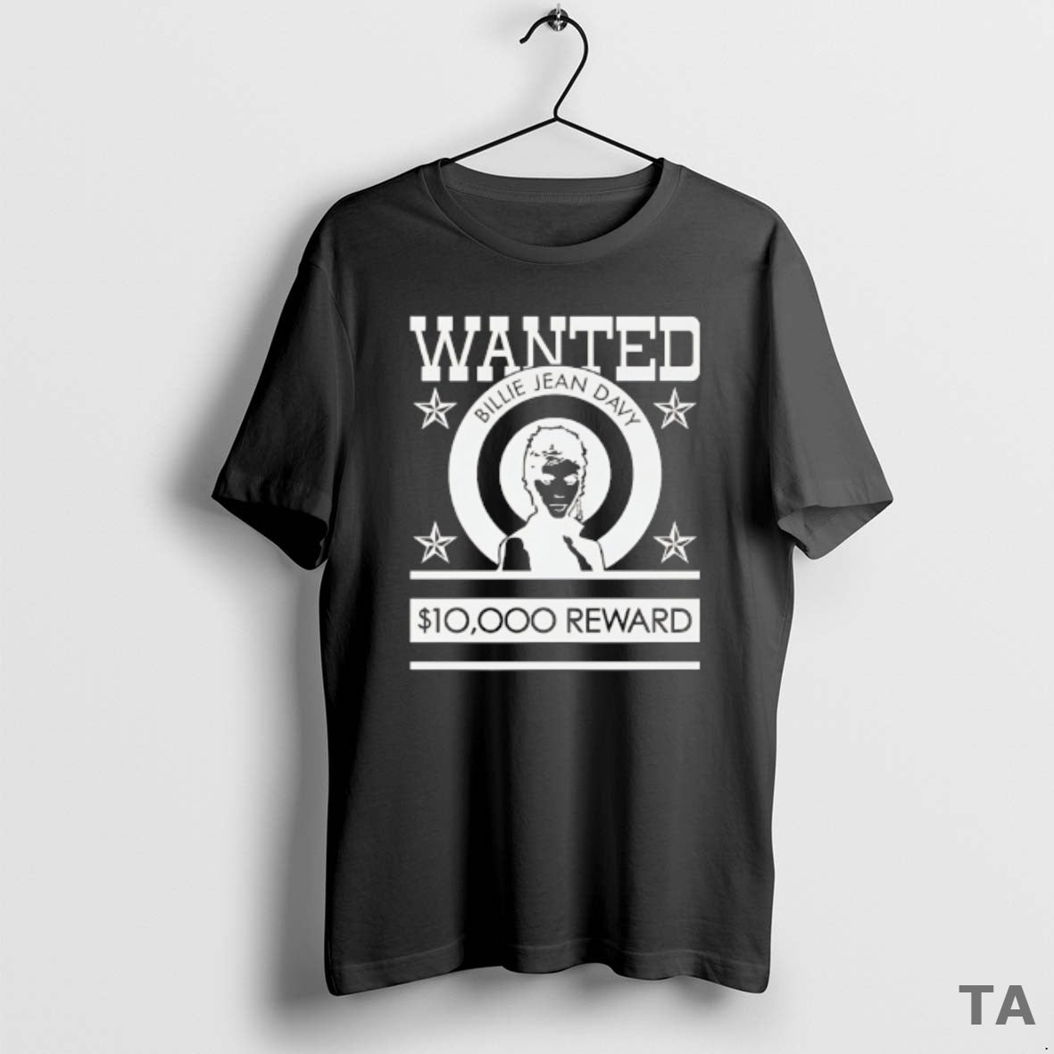 Top Wanted Billie Jean Davy 10000 Dollar Reward T Shirt Sweater Hoodie, Sweatshirt | AU18TeeNovaLab.com
